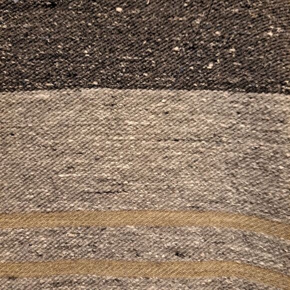 Mormaii Wetsuits vintage full zip shirt jacket shacket coat gray stripe unisex L - Picture 9 of 10